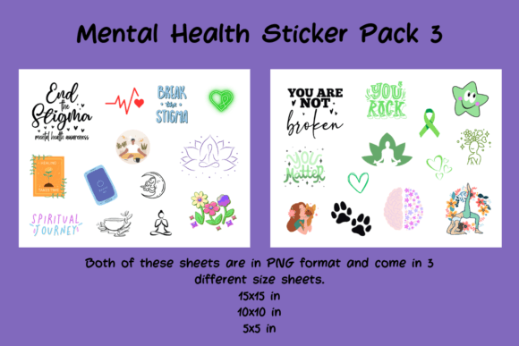 Download Mental Health Sticker Pack 3 - Mental health sticker pack Collection