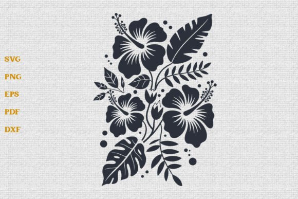 Download Tropical Hibiscus Flower SVG Summer SVG - Svg summer Collection