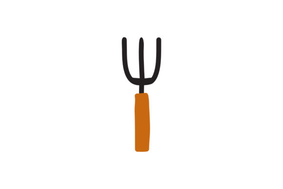 Download Cute Pitchfork Gardening Tools Icon - Gardening tools Collection